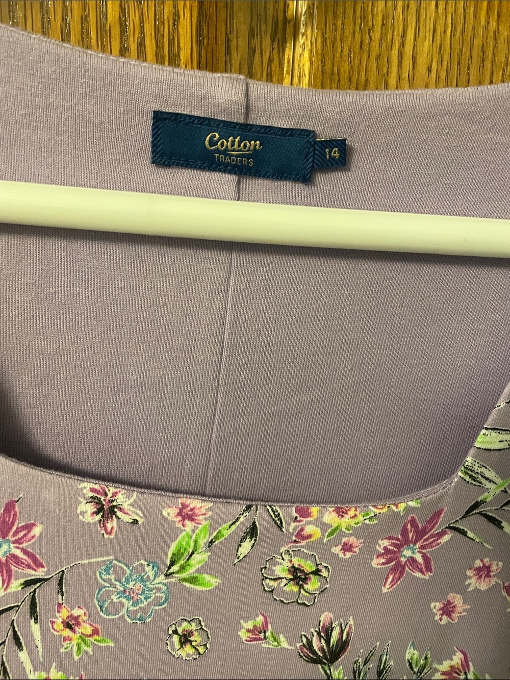 LuLaRoe Lavender Floral Tank Top